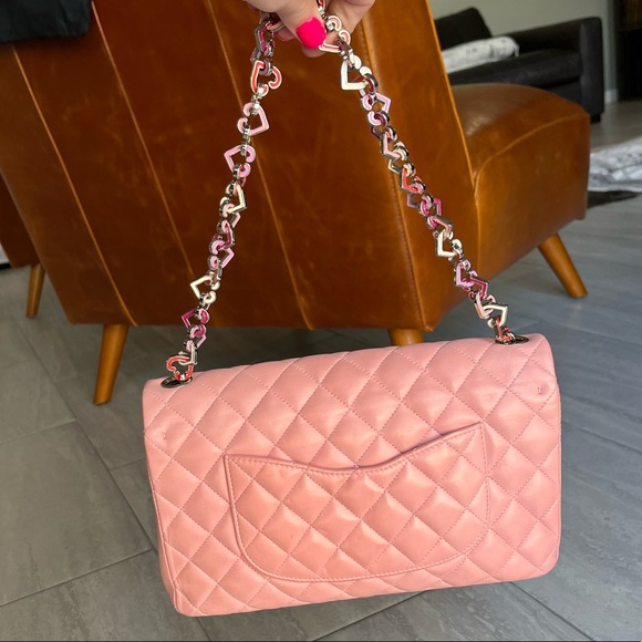 RARE CHANEL HEARTS FLAP BAG - Picture 5 of 15